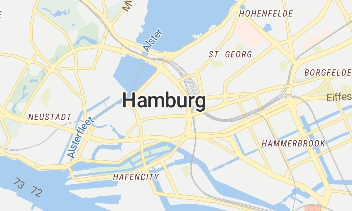 Kartenansicht Kosmed-Klinik Hamburg