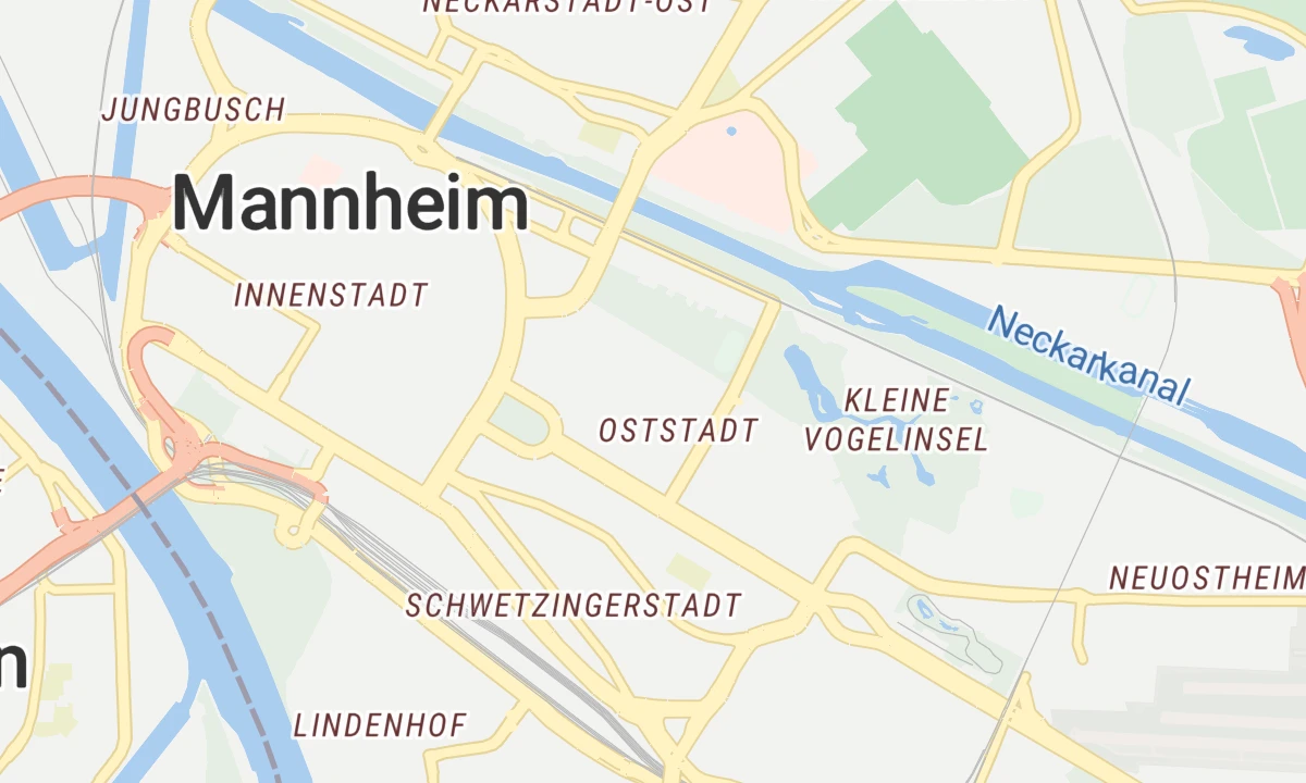 Kartenansicht Mannheimer Klinik für Plastische Chirurgie
