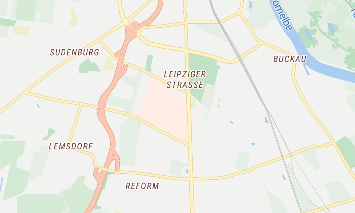 Kartenansicht Mitteldeutsches Kompetenznetz Seltene Erkrankungen/ Magdeburg/ Dessau/ Halle (MKSE)