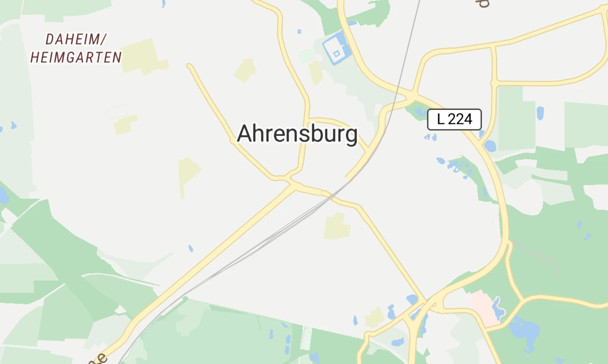 Kartenansicht Nuklearmedizin Ahrensburg