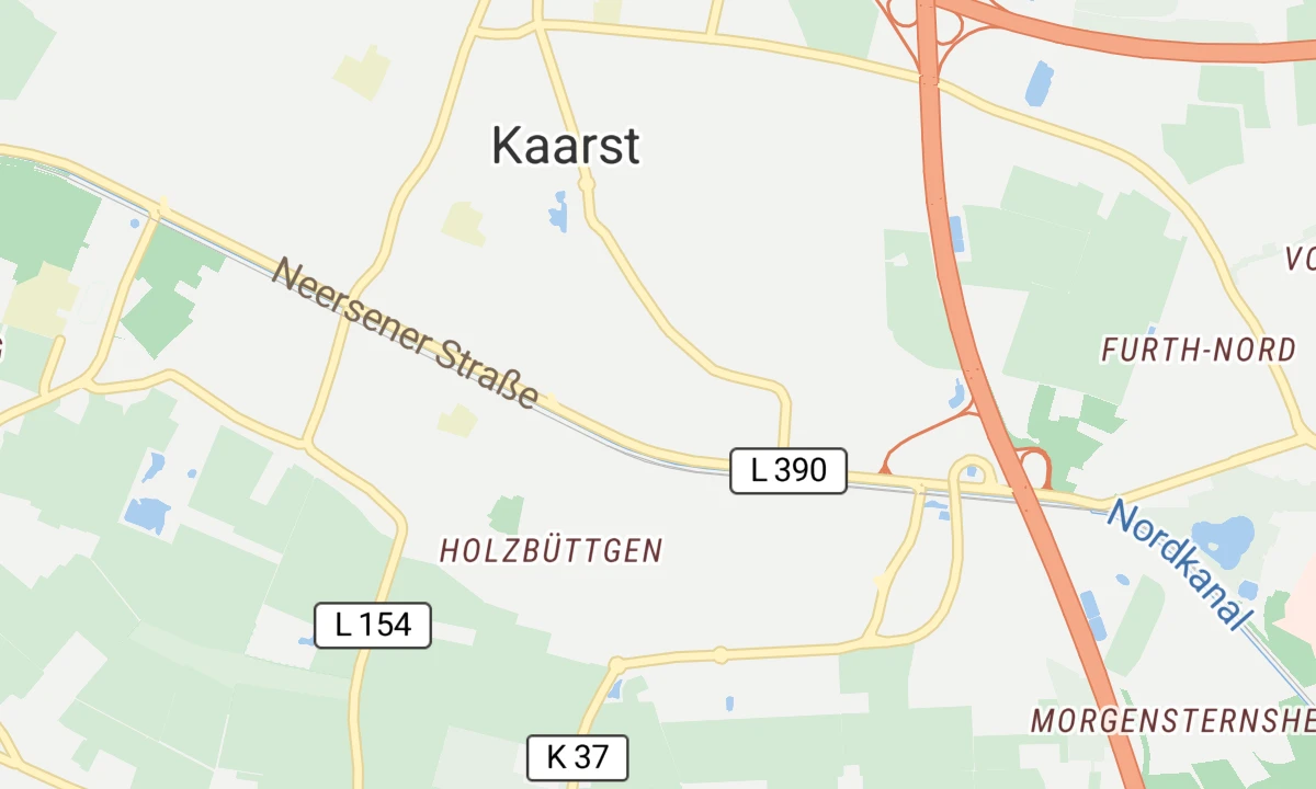 Kartenansicht Oberberg Fachklinik Düsseldorf Kaarst
