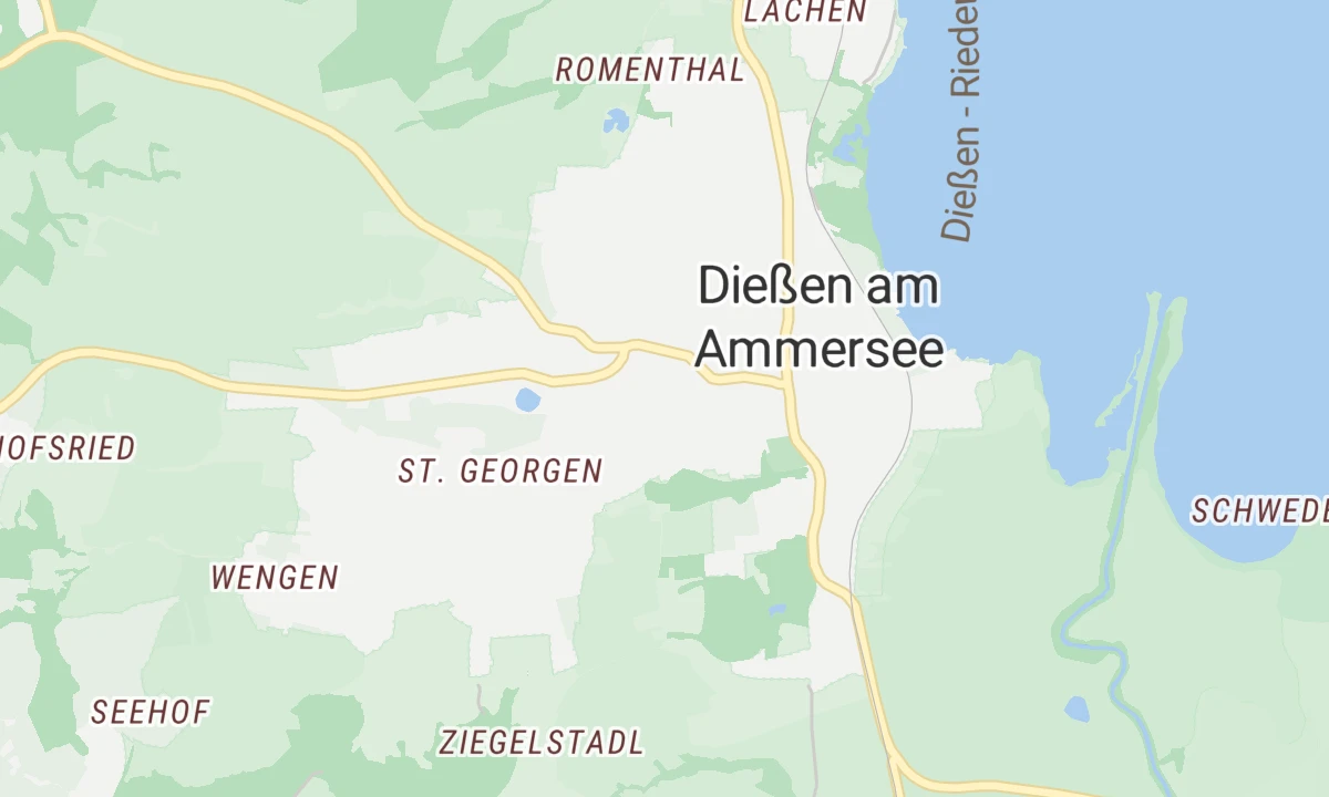 Kartenansicht Psychosomatische Klinik Kloster Dießen