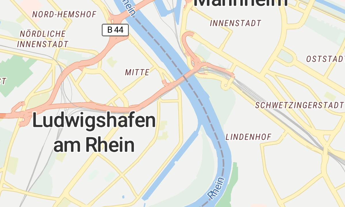 Kartenansicht Radiologie und Nuklearmedizin Ludwigshafen