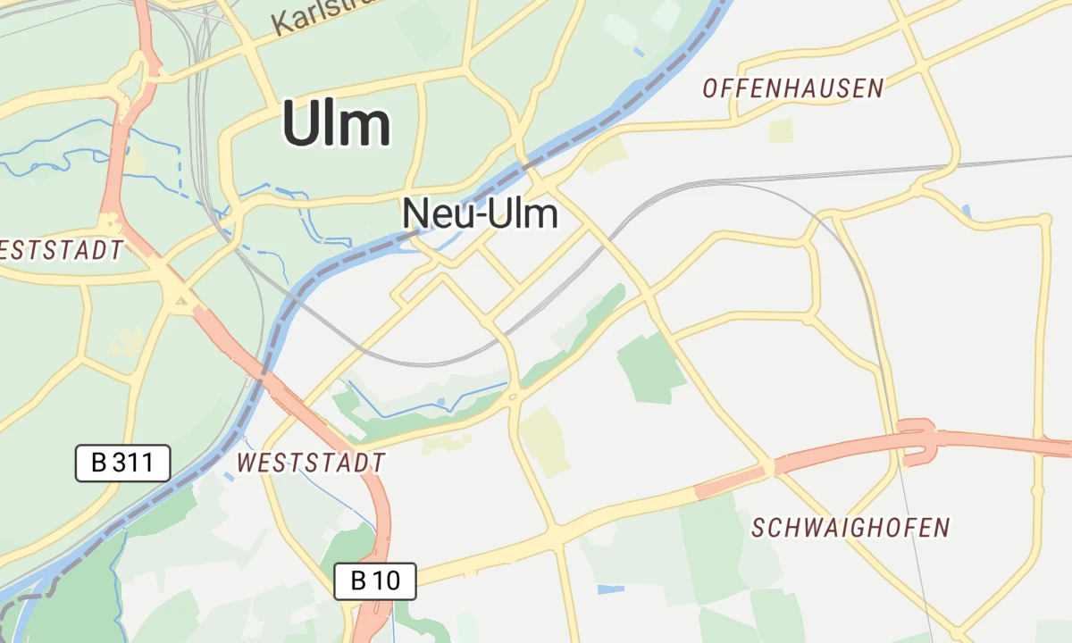 Kartenansicht Radiologie Zentrum Neu-Ulm