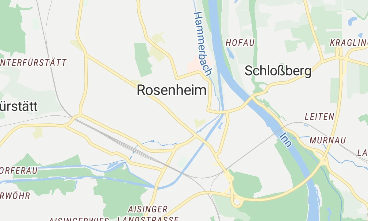 Kartenansicht Riedergarten Klinik Rosenheim