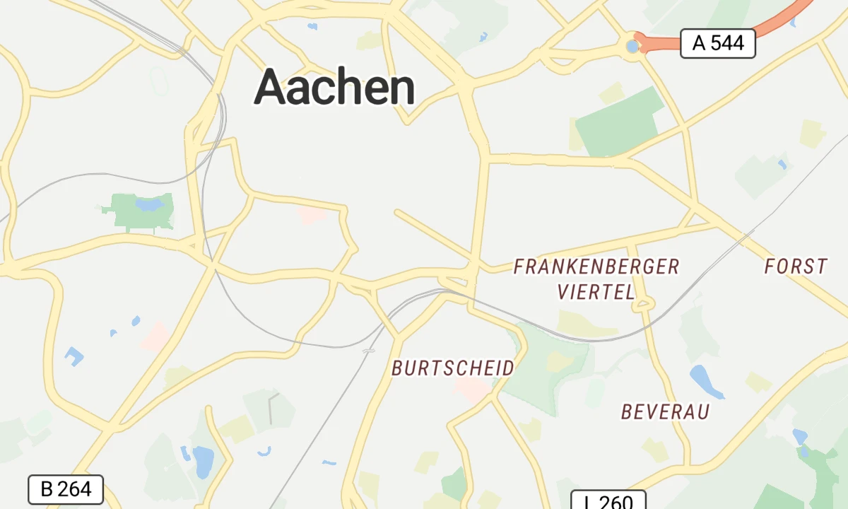 Kartenansicht Zentrum für Seltene Erkrankungen Aachen (ZSEA)