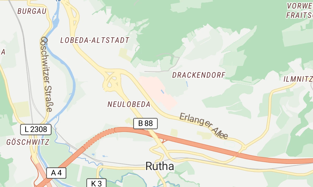 Kartenansicht Zentrum für Seltene Erkrankungen Jena (ZSE)