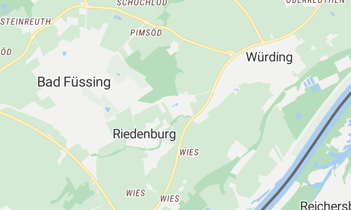 Kartenansicht Johannesbad Medizin Fachklinik Bad Füssing