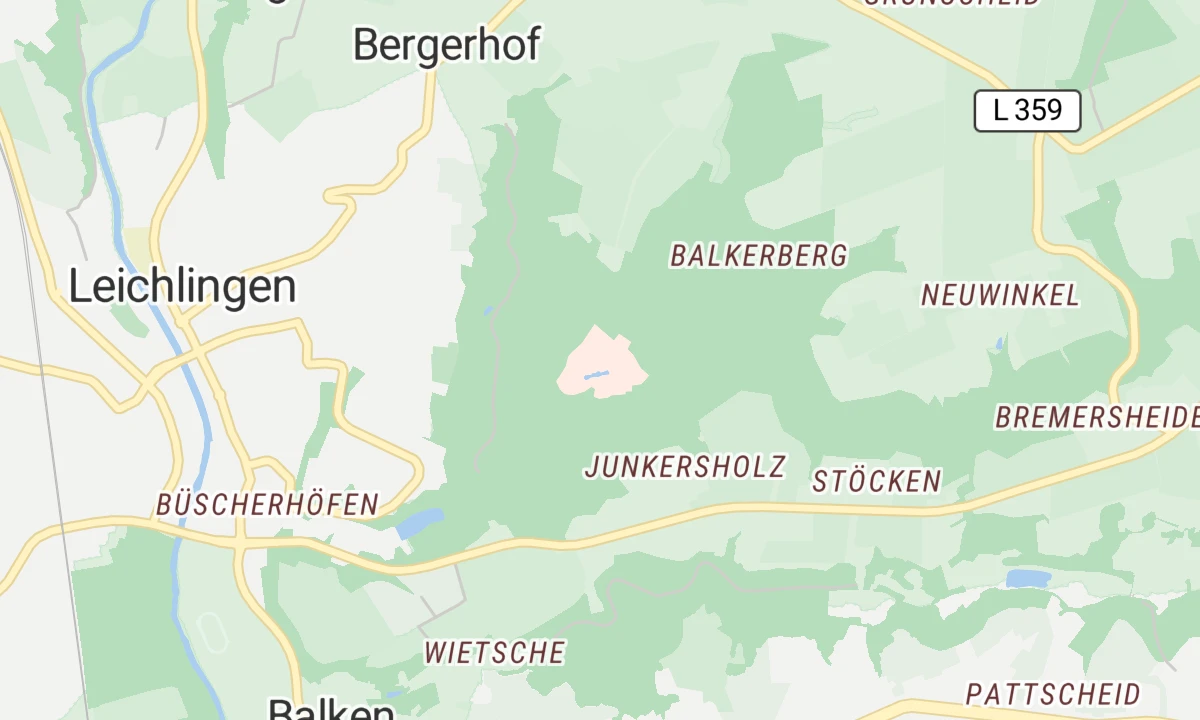 Kartenansicht Klinik Roderbirken