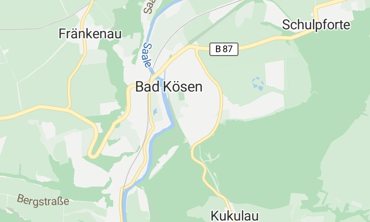 Kartenansicht MEDIAN Saale Klinik Bad Kösen I