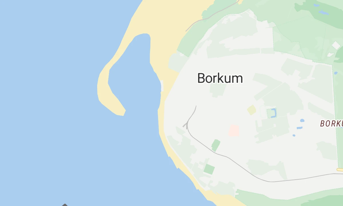 Kartenansicht Nordseeklinik Borkum