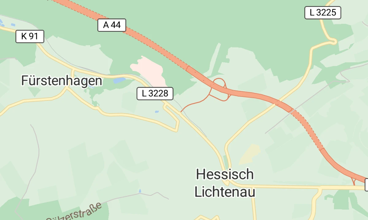 Kartenansicht Orthopädisches Rehazentrum Hessisch Lichtenau