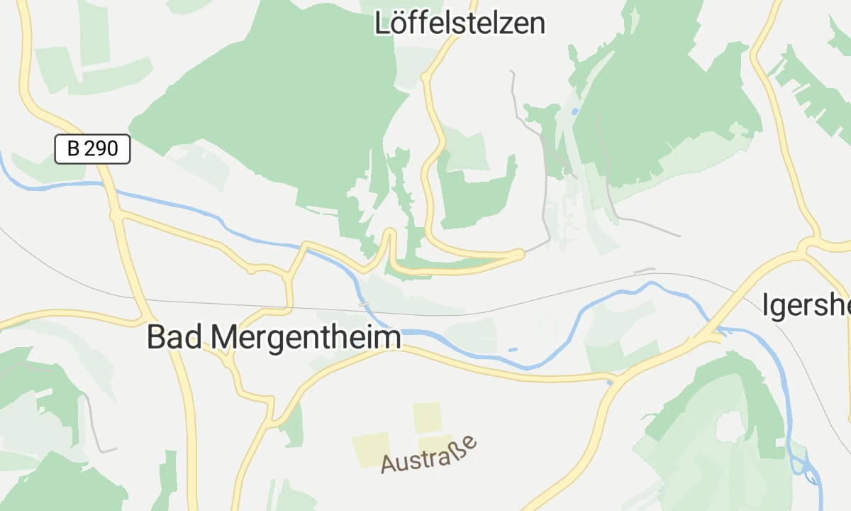 Kartenansicht Rehaklinik Ob der Tauber