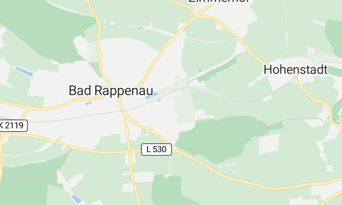 Kartenansicht Salinenklinik Bad Rappenau