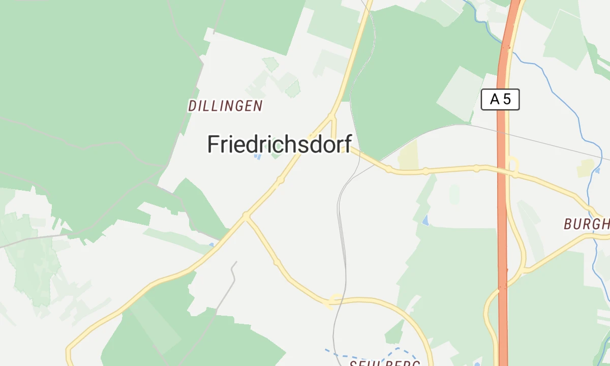 Kartenansicht Salus Klinik Friedrichsdorf