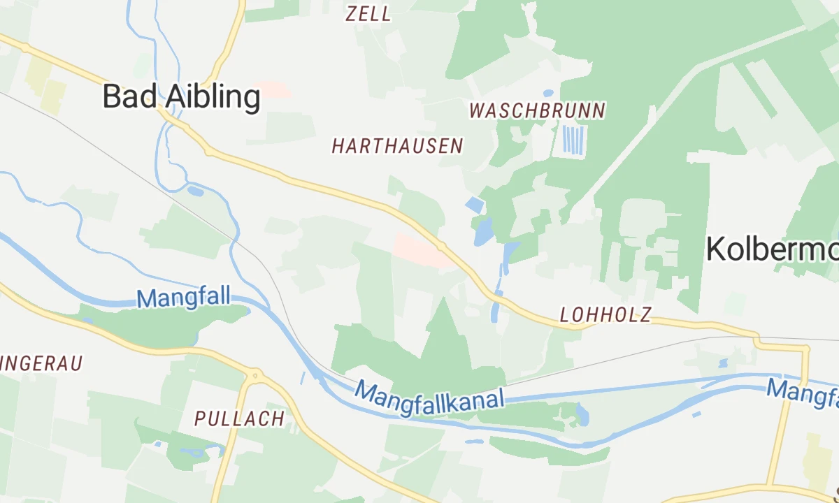 Kartenansicht Schön Klinik Bad Aibling