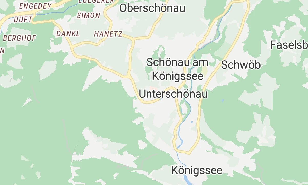 Kartenansicht Schön Klinik Berchtesgadener Land