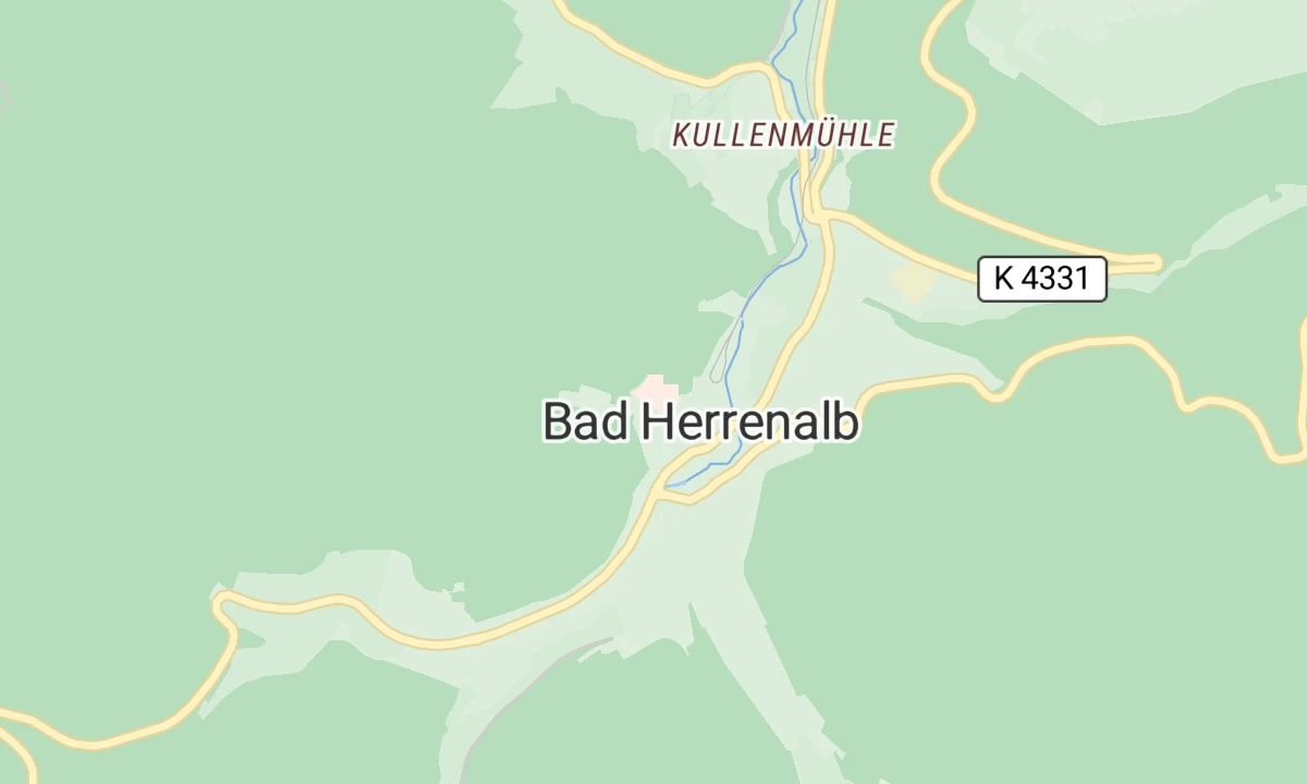 Kartenansicht SRH Gesundheitszentrum Bad Herrenalb