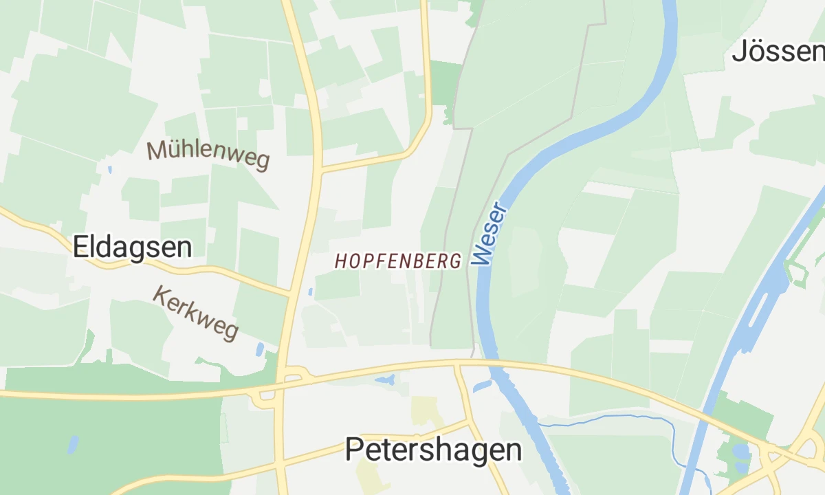 Kartenansicht Weserland-Klinik Bad Hopfenberg